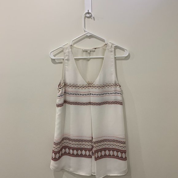 Daniel Rainn White Sleeveless Top size small - Picture 1 of 2